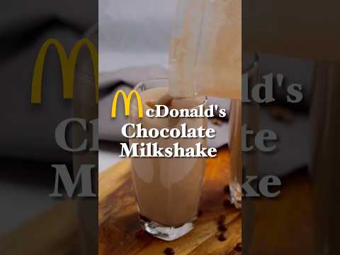McDonald's Chocolate Shake #mcdonalds #chocolateshake #copycat