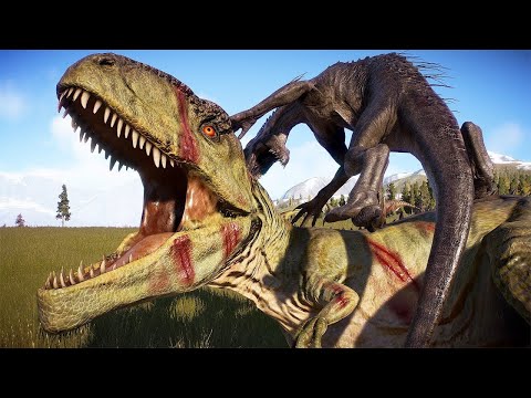 ALL HERBIVORES VS INDORAPTOR | Epic Battles | Jurassic World Evolution 2