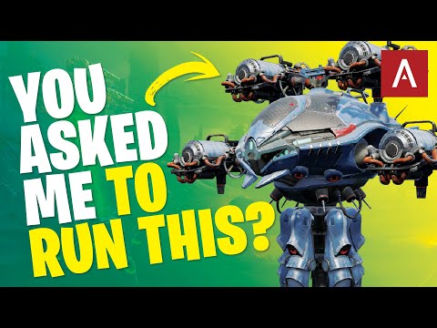 Nodens Titan with 4x Cinder Weapons War Robots Gameplay WR