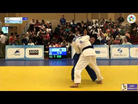 Judo 2013 World Championships Cadets Miami: Heydarov (AZE) - Oshima (JPN) [-60kg]