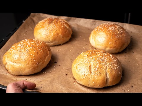 Jak zrobić idealne BUŁKI do HAMBURGERÓW