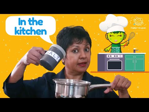 Na cozinha | Jogos de vocabulário ESL para crianças