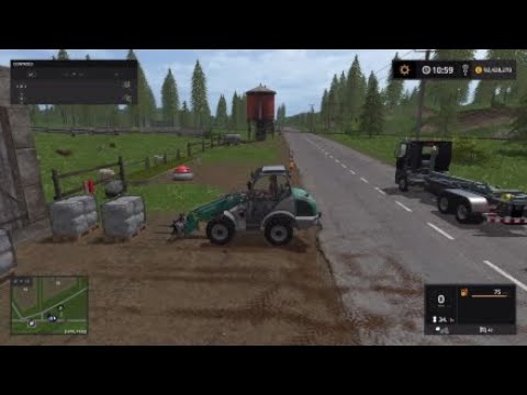 FS17 Loading Pallets Timelapse