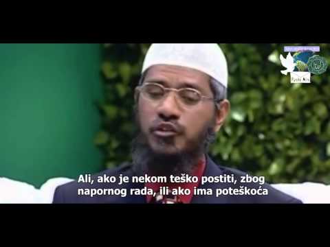 Da li je dozvoljeno prekinuti post ako osoba  UMIRE  od gladi  Dr  Zakir Naik ᴴᴰ