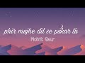 Mohit Gaur Phir Mujhe Dil Se Pukar Tu Lyrics