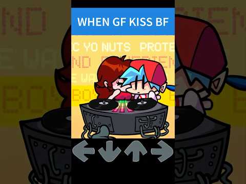 GF Kiss BF - FNF Mod - Friday Night Funkin’ #fnf #fridaynightfunkin