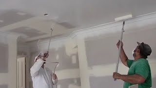 How to Paint a House Flawlessly with Airless Sprayer by Back Rolling