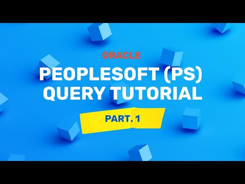 How to Create a PS Query in PeopleSoft