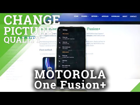 How to Change Video Quality in Motorola One Fusion+ | 4k Recording