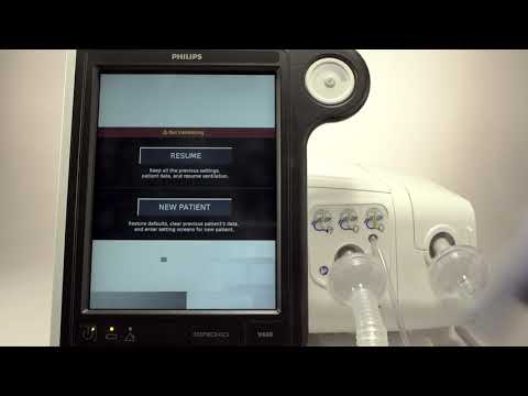 Philips Respironics V680 ventilator Chapter two: Noninvasive ventilation setup