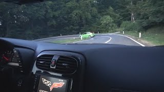 Corvette C6 LS3 - Fast Driving on Mountain Roads! | Onboard Sound