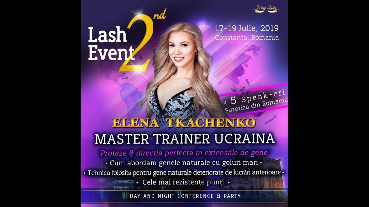 Elena Tkachenko coming to Lash Event