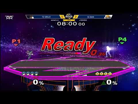 INFINITE 4 - TZ Grillo (Marth) VS SG Dani (Sheik) - Smash Melee Losers Quarters