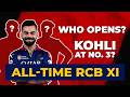 RCB All Time XI Kohli At No 3 Who Opens Dinesh Karthik Picks