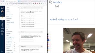 Types of Nodes and Quantum Numbers | Practice Exam 3.1 | Fall 2021