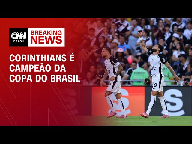 Tetracampeão! Corinthians supera o Vasco e leva o título da Copa do Brasil | CNN PRIME TIME