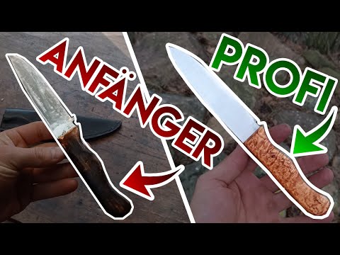 Anyone can make knives!!! | PROFESSIONAL vs. BEGINNER