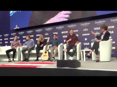 ESCKAZ in Kyiv: Nathan Trent (Austria) press-conference