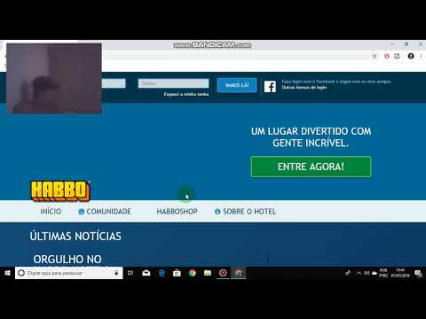 Jogando habbo do geito Canal TV