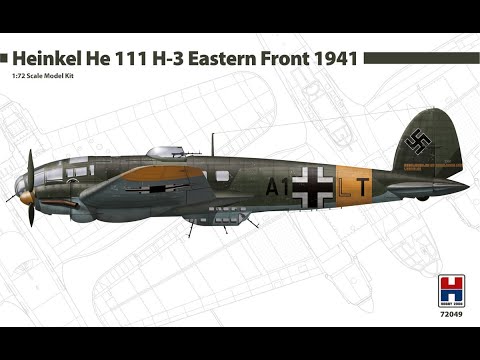 Building of Heinkel He-111 H-3 Eastern Front 1941 - Hobby 2000 - 1/72 scale