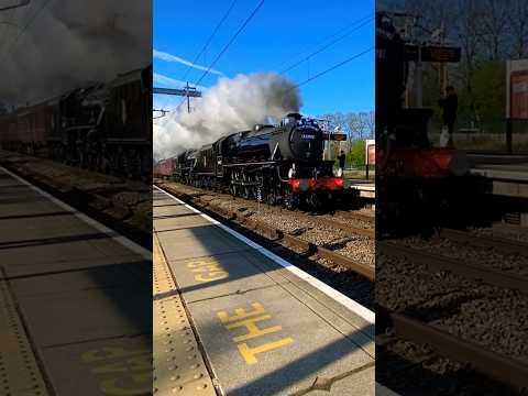 High speed steam train