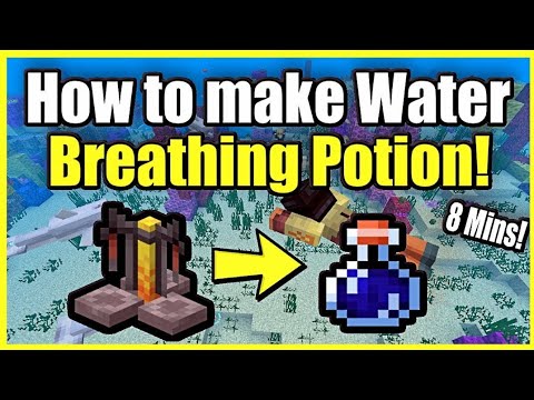 Brewing Potions In Minecraft 1.19  Water Breathing