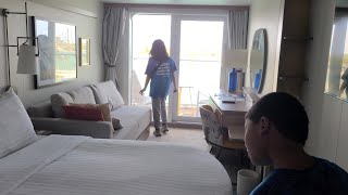 [4K] Icon of the Seas VLOG #04. Day 1 - Room Tour, Deck 8, Room 298 Ocean View Balcony. 02/22/2025.