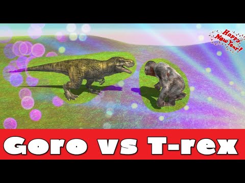GORO vs T-REX - Animal Revolt Battle Simulator