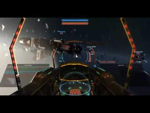 Combat Landing on space carrier!