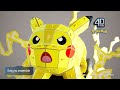 Spinmaster 4D Build Pokémon Pikachu 3D-Modellbausatz 201 Teile