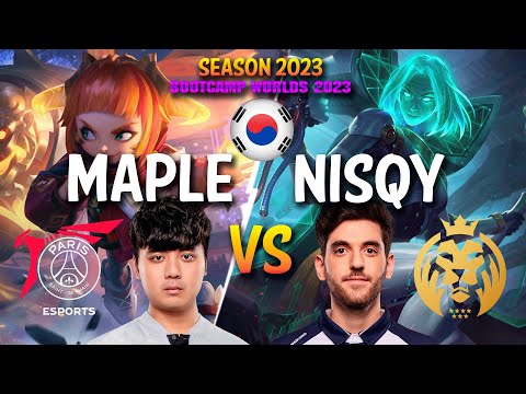 PSG Maple vs MAD Nisqy - Maple ANNIE vs Nisqy LEBLANC Mid - Patch 13.19 KR Ranked