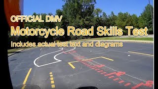 DMV Motorcycle Road Skills Test - OFFICIAL Test instruction