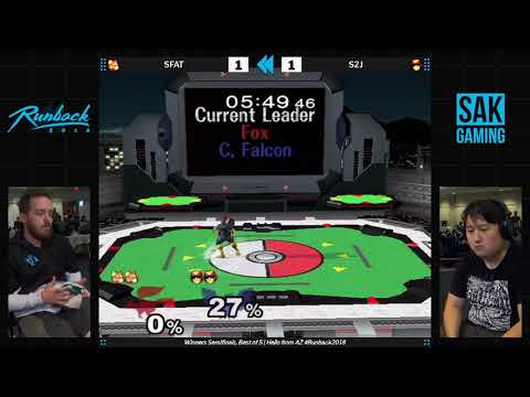Runback 2018 Top 48 Winners Semis - CLG|SFAT (Fox) vs Tempo|S2J (Captain Falcon)
