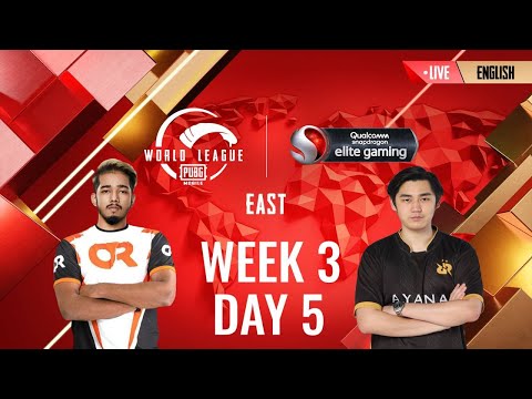 [EN] W3D5 - PMWL EAST - Super Weekend | PUBG MOBILE World League Season Zero (2020)