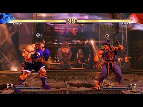 Balrog vs Shin Akuma (Hardest) - Street Fighter 5.| Epic Battle