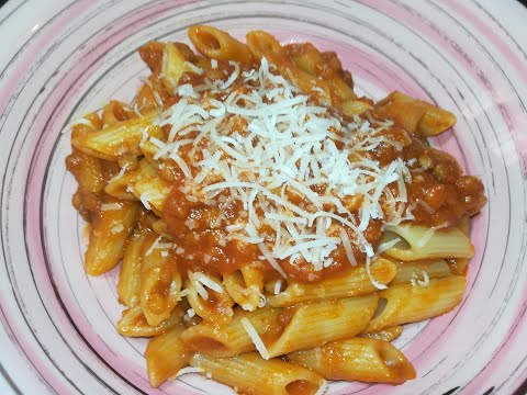 PASTA CON RAGU' DI LENTICCHIE! DA PROVARE ASSOLUTAMENTE!