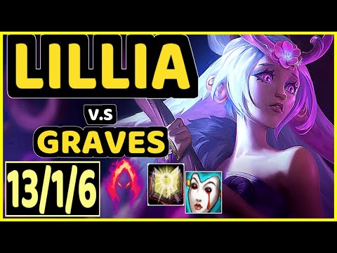 CANEE (LILLIA) vs GRAVES - PENTAKILL 13/1/6 KDA JUNGLE CHALLENGER GAMEPLAY - EUW