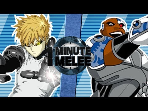Genos vs Cyborg - One Minute Melee (One Punch Man vs Teen Titans)