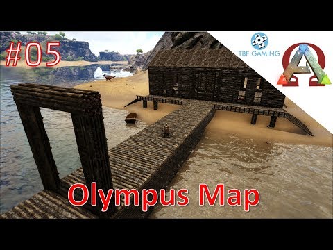 Olympus Map! E05 - Ark Survival Evolved - Exploring the swamp - Kapro taming!