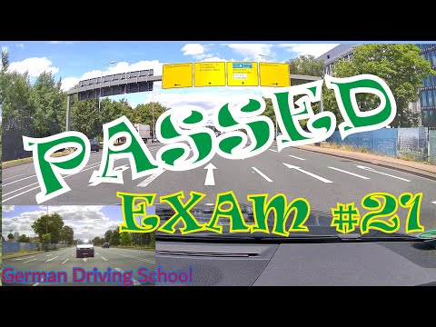 Real Driving Exam Test #21 - German Driving School - 07/2023 Fahrschule English