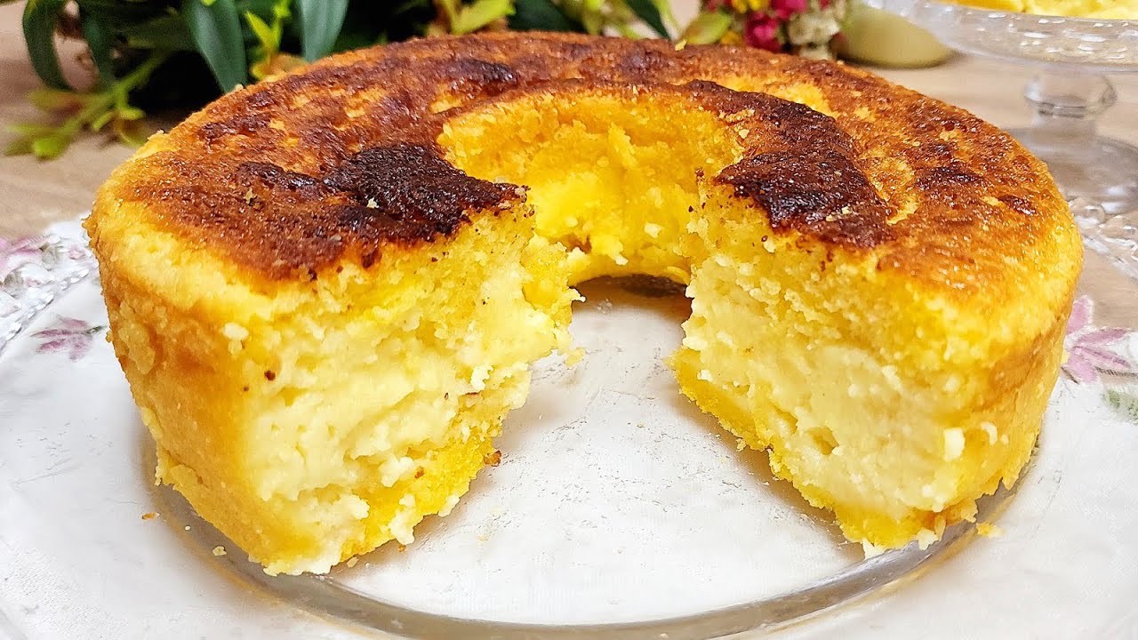 JÁ FEZ BOLO DE FUBÁ CREMOSO ASSIM? RECEITA FÁCIL E RÁPIDA