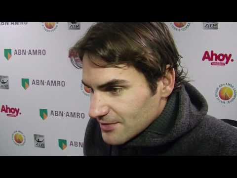 Federer Reflects On Rotterdam Triumph Against Del Potro