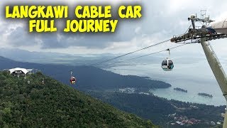 preview picture of video 'LANGKAWI CABLE CAR & SKY BRIDGE - Malaysia - Full Journey. Amazing Views.'