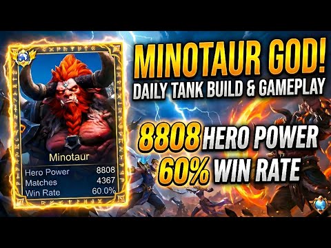 TOP GLOBAL MINOTAUR GOD BUILD! 60% WIN RATE BEST ROAMER 2026 - MLBB