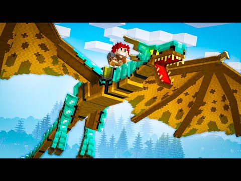 AGORA MEU DRAGÃO É IMORTAL NO MINECRAFT - Ice and Fire