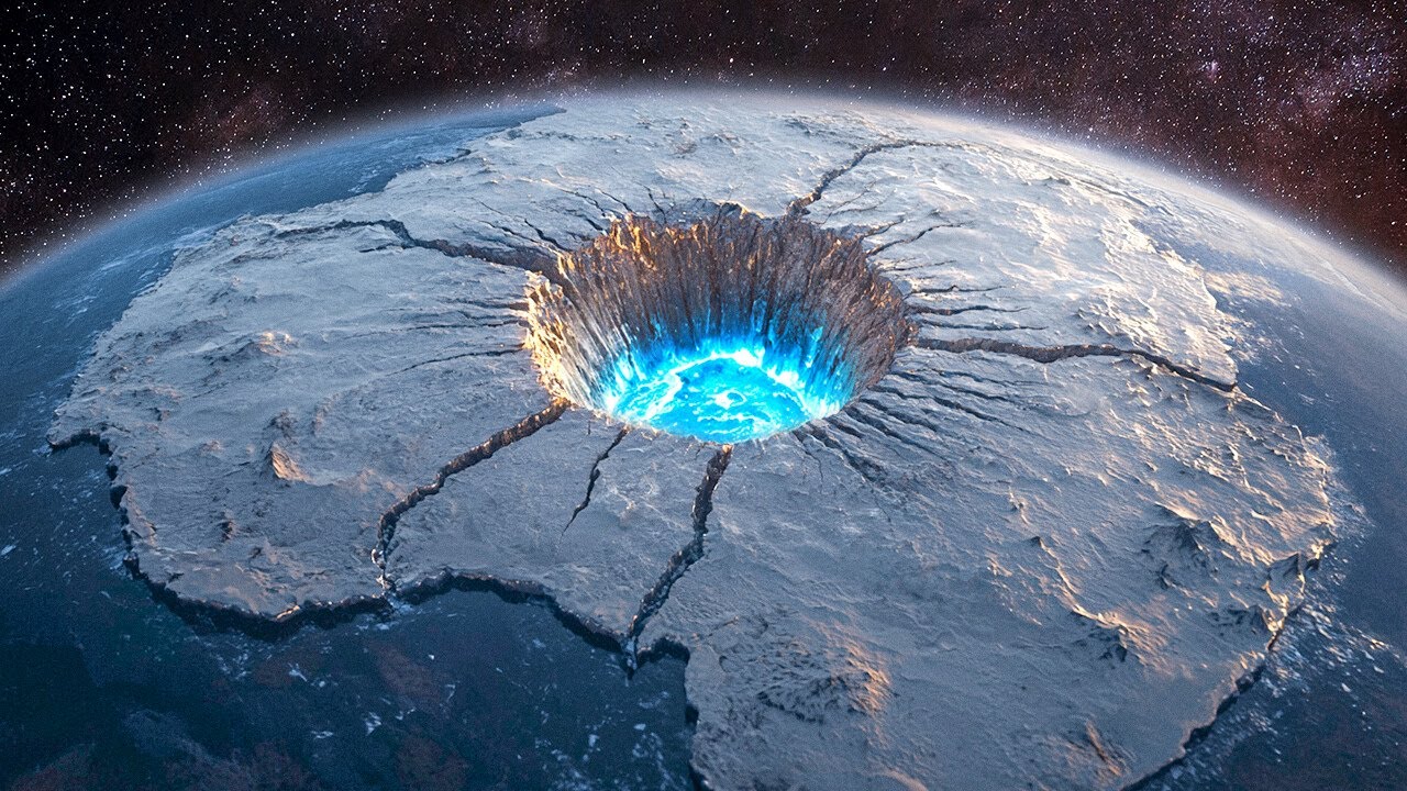 スイスと同じ大きさの氷穴が南極に出現