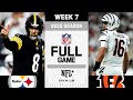Rodgers Vs Flacco Pittsburgh Steelers Vs Cincinnati Bengals FULL GAME NFL 2025 Season Week 7