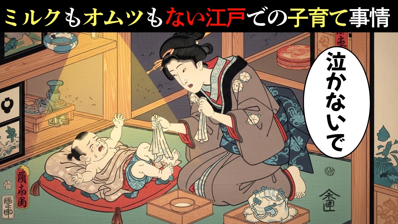 ミルクもオムツもない江戸で赤ちゃんはどう生き延びたのか？知られざる“子育ての知恵”【江戸時代の庶民】【江戸好奇心】