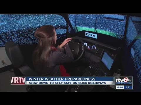 How to drive safely on ice, in snow