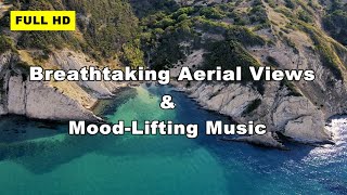 Breathtaking Aerial Views of Earth in Full HD | 30 minutes of Calming Music and Beautiful Scenery
